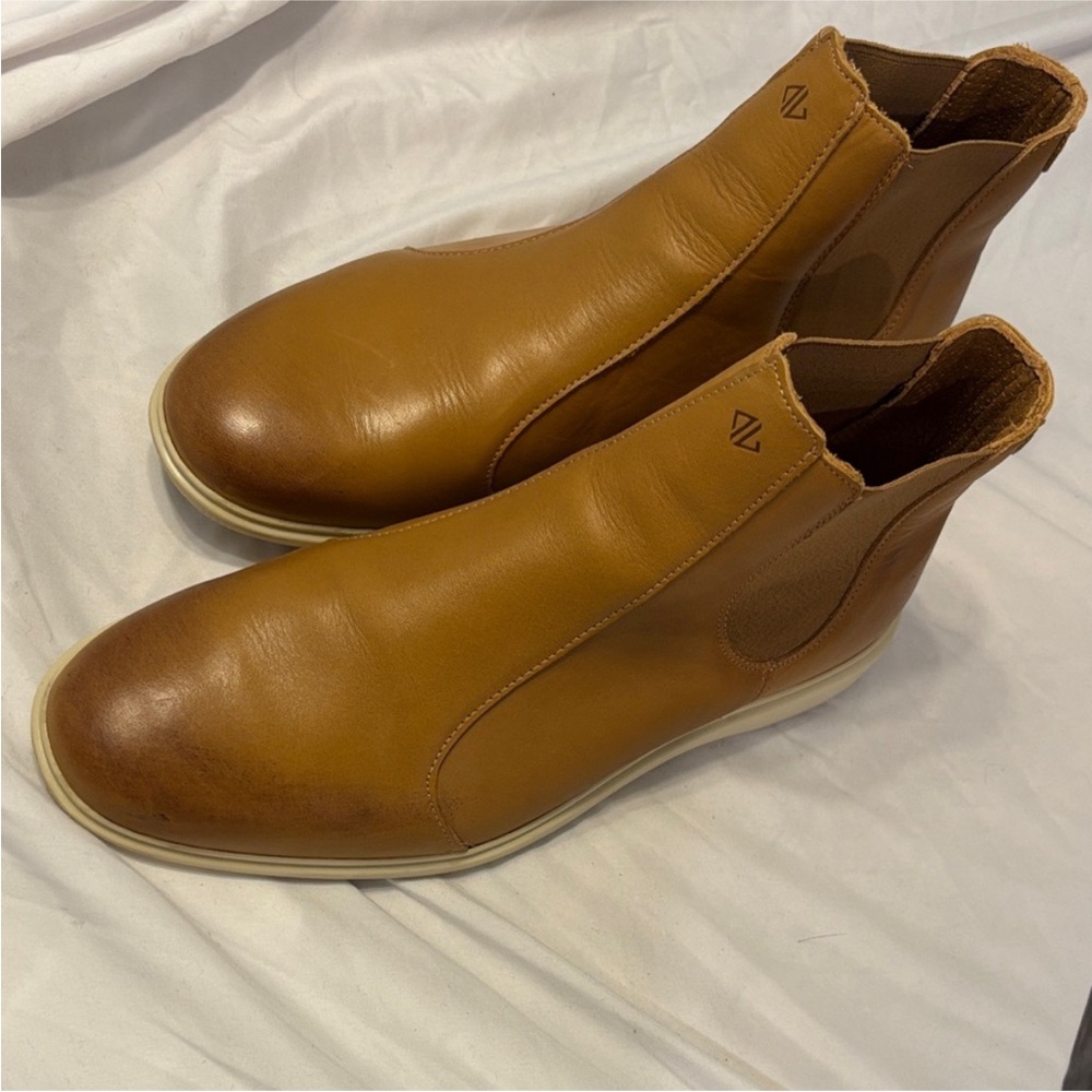 Amberjack Tan Leather Ankle Boots